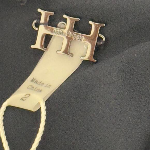 NWT Haute Hippie Evenings 1920s Inspired Silk Draped Lace Fringe Gown (2) - Picture 12 of 15